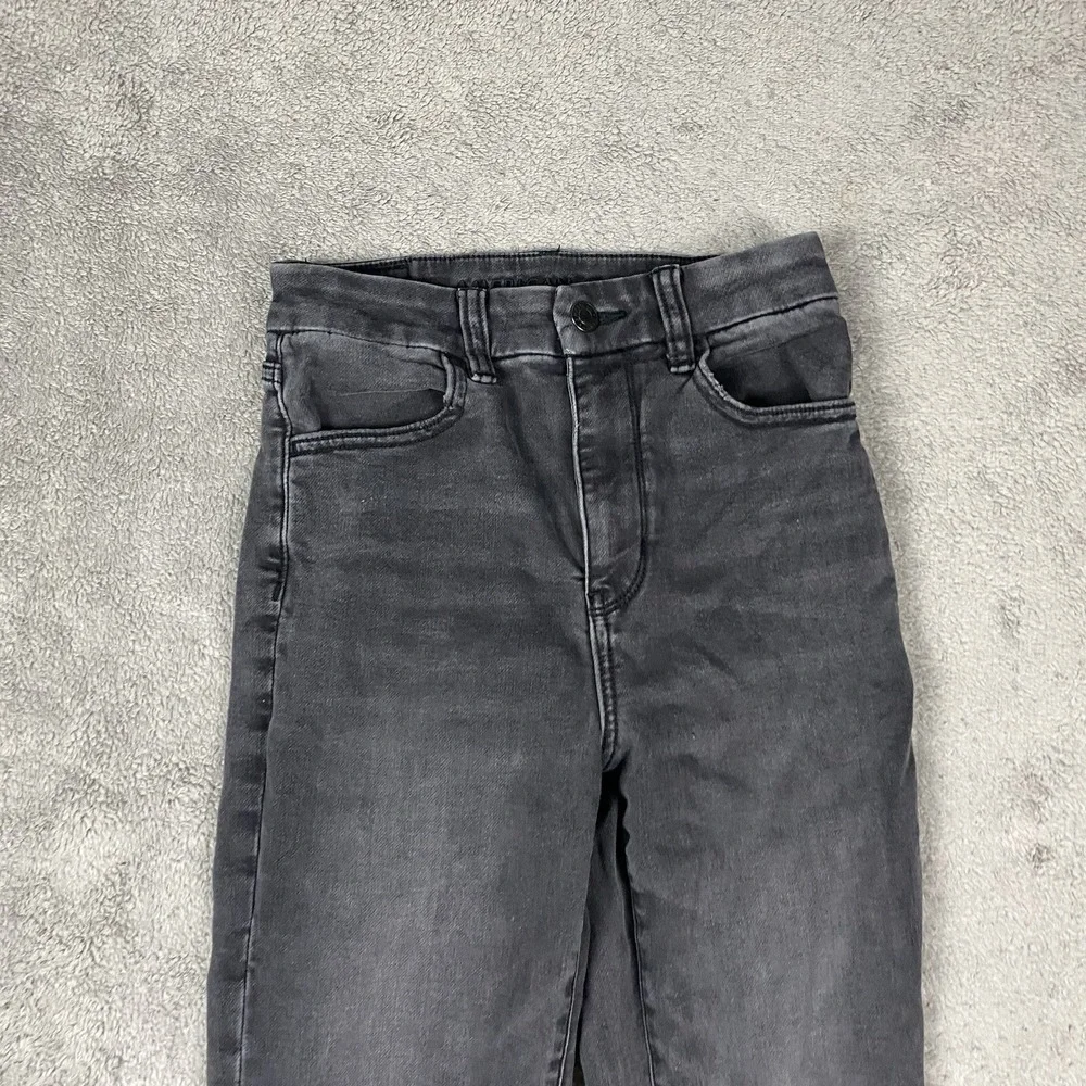 American Eagle‎ Jeans Womens 0 Regular Black Stretch Curvy Super Hi-Rise Jegging